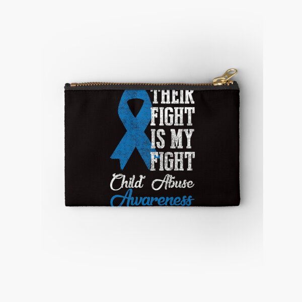 Item preview, Their Fight My Fight Child Abuse Awareness Blue Ribbon April designed and sold by TomGiantDesigns.