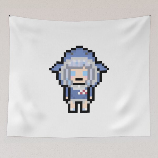 Item preview, Gawr Gura Peeker - Shrimp designed and sold by Amelia-Nina.