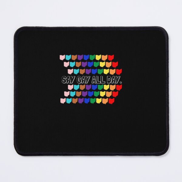 Item preview, Say Gay All Day Ohio House Bill 616 HB616 LGBTQ+ Stop Hate Stop H8 Ally Black Text W designed and sold by BernardoOr.