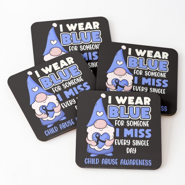 Item preview, Blue Ribbon Child Abuse Awareness Prevention Month Support designed and sold by TomGiantDesigns.