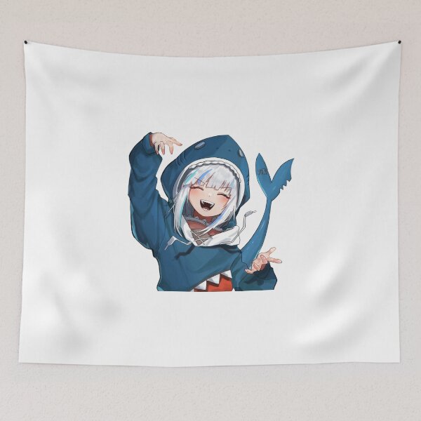 Item preview, Gawr Gura Peeker - Shrimp designed and sold by Amelia-Nina.