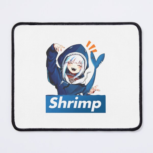 Item preview, Gawr Gura Peeker - Shrimp designed and sold by Amelia-Nina.