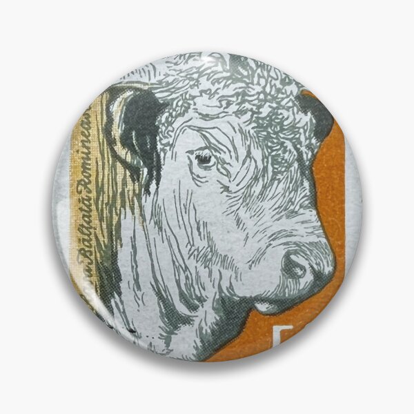Item preview, Bull Vintage Postage Stamp designed and sold by Factory57.