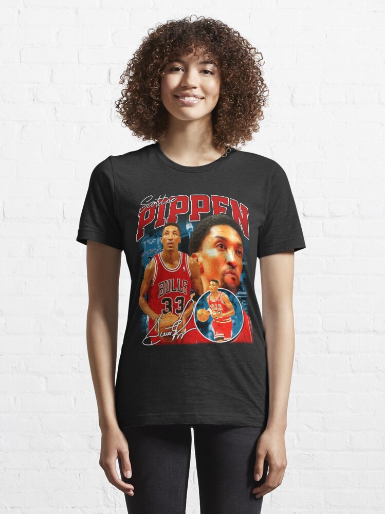 bootlegstyle Scottie Pippen 90s Bootleg Shirt Scottie Pippen Vintage Basketball Shirt Gift for Basketball Fan Gift for Him Chicago Throwback Graphic Tee