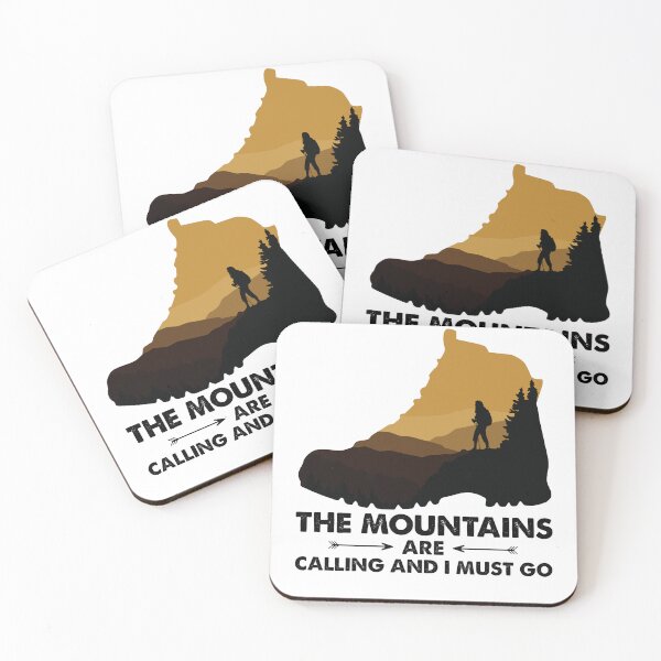 Item preview, THE MOUTAINS ARE CALLING AND I MUST GO - THE CALL OF NATURE, NATURE VENTURE designed and sold by GeradoSadow.
