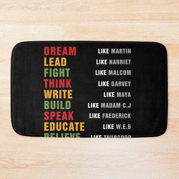 Item preview, Dream Like Martin Lead Like Harriet Fight Like Malcolm Black History designed and sold by Simeon	 Dorelus.