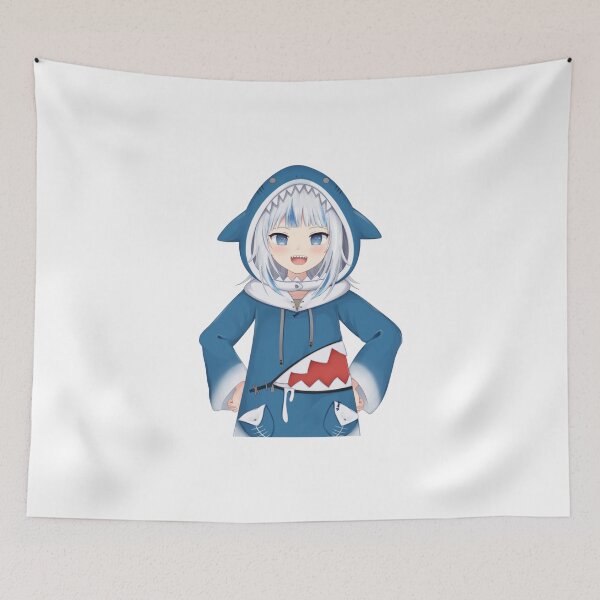 Item preview, Gawr Gura Peeker - Shrimp designed and sold by Amelia-Nina.