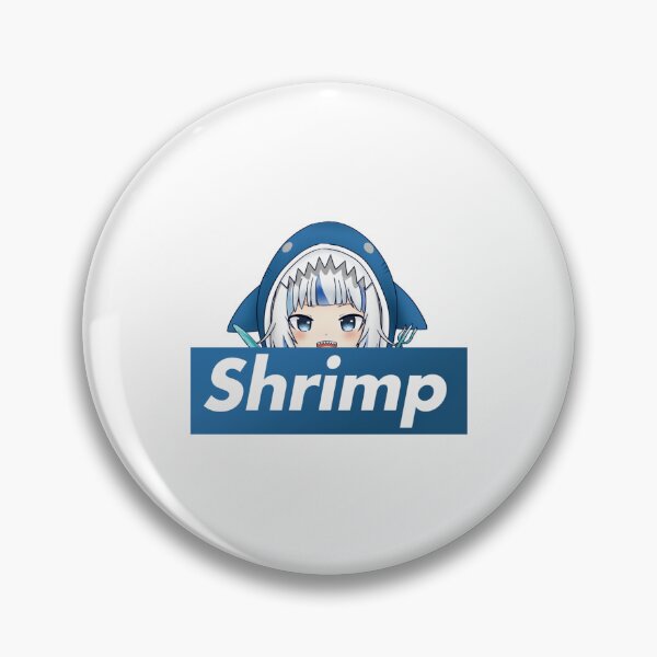 Item preview, Gawr Gura Peeker - Shrimp designed and sold by Amelia-Nina.