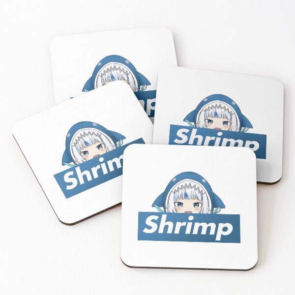 Item preview, Gawr Gura Peeker - Shrimp designed and sold by Amelia-Nina.