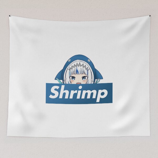 Item preview, Gawr Gura Peeker - Shrimp designed and sold by Amelia-Nina.