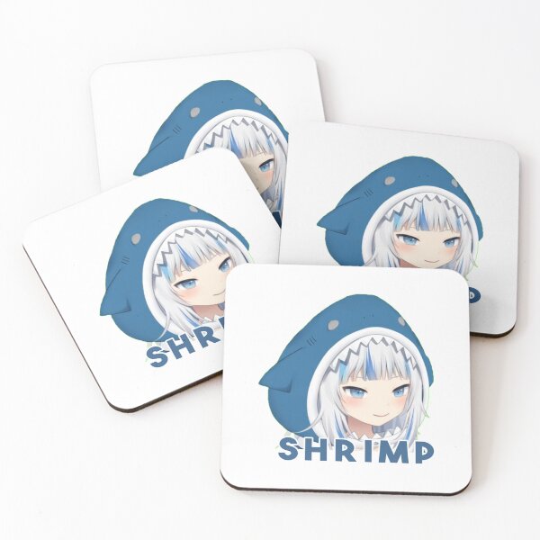 Item preview, Gawr Gura Peeker - Shrimp designed and sold by Amelia-Nina.