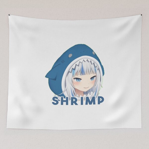 Item preview, Gawr Gura Peeker - Shrimp designed and sold by Amelia-Nina.