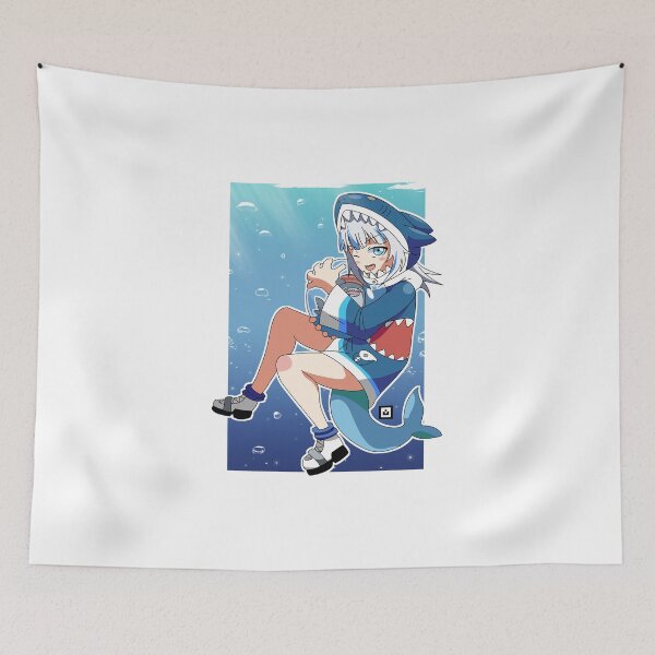 Item preview, Gawr Gura Peeker - Shrimp designed and sold by Amelia-Nina.