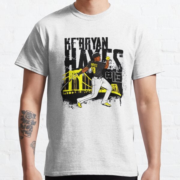 Youth Ke'Bryan Hayes Black Pittsburgh Pirates Player T-Shirt