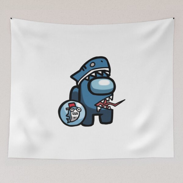 Item preview, Gawr Gura Peeker - Shrimp designed and sold by Amelia-Nina.