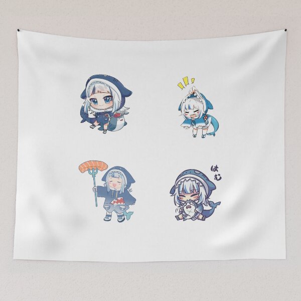 Item preview, Gawr Gura Peeker - Shrimp pack designed and sold by Amelia-Nina.