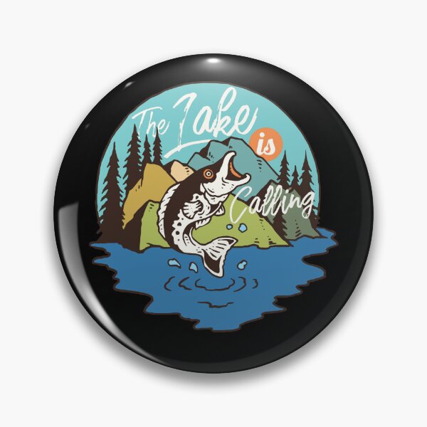 Item preview, THE LAKE IS CALLING - FISHER QUOTE, FISHER FUNNY, CAMPING FISHING  designed and sold by GeradoSadow.
