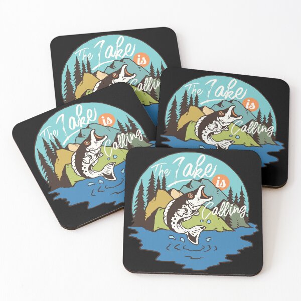 Item preview, THE LAKE IS CALLING - FISHER QUOTE, FISHER FUNNY, CAMPING FISHING  designed and sold by GeradoSadow.