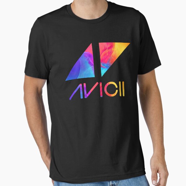 Item preview, Avicii text and logo colorful  essential t shirt designed and sold by eberleyam8288.