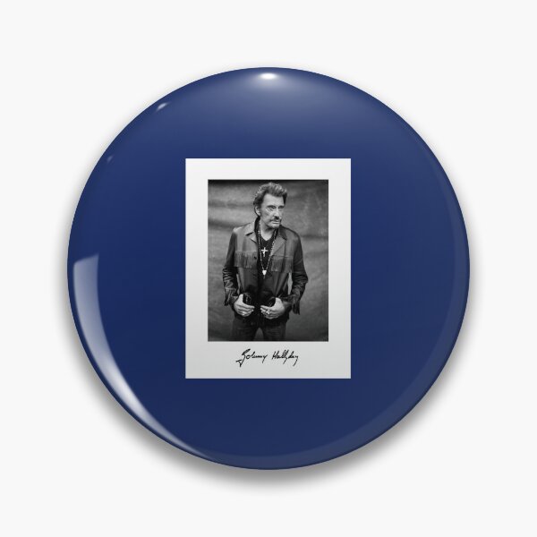 Item preview, Johnny Hallyday - Portrait exterieur noir et blanc  classique designed and sold by unkrautshop.