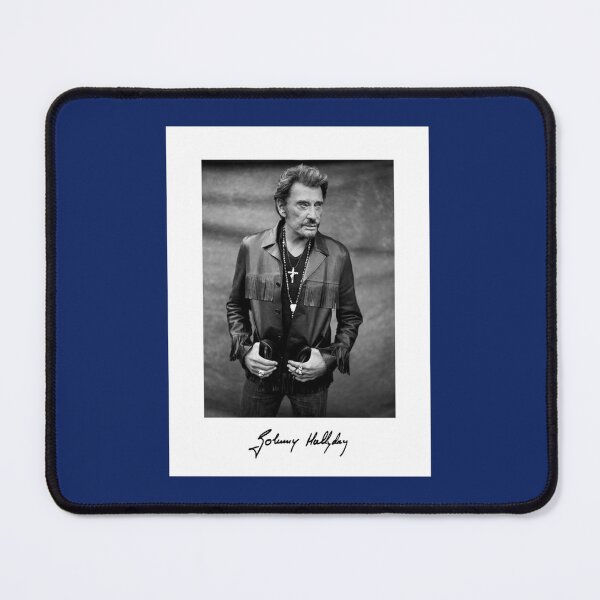 Item preview, Johnny Hallyday - Portrait exterieur noir et blanc  classique designed and sold by unkrautshop.
