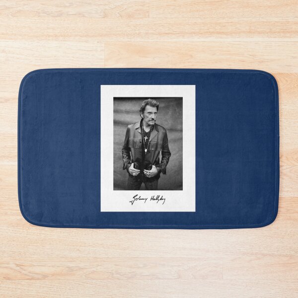 Item preview, Johnny Hallyday - Portrait exterieur noir et blanc  classique designed and sold by unkrautshop.