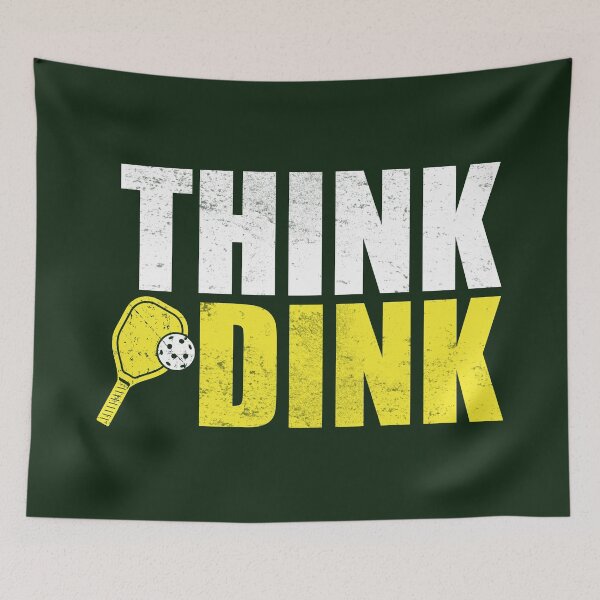 Item preview, Think Dink Funny Pickleball Saying designed and sold by motivationaltee.