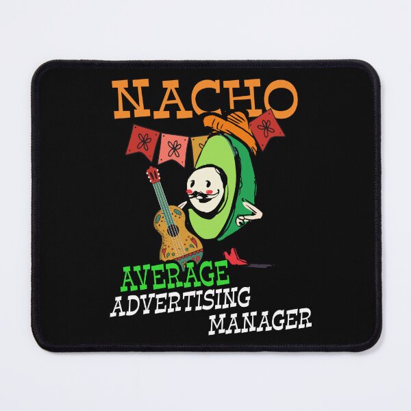 Item preview, Funny Avocado Sombrero Nacho Average Advertising Manager design designed and sold by Merchking1.