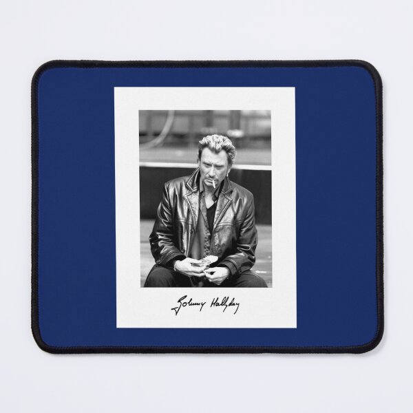 Item preview, Johnny Hallyday - Portrait jeune noir et blanc  classique designed and sold by unkrautshop.