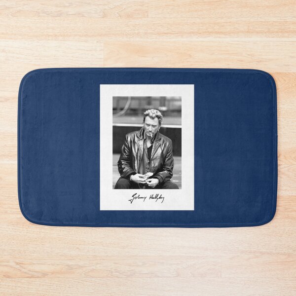 Item preview, Johnny Hallyday - Portrait jeune noir et blanc  classique designed and sold by unkrautshop.