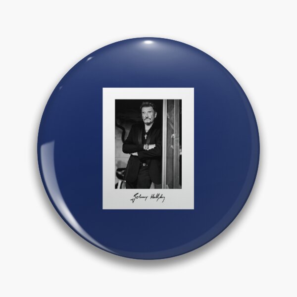Item preview, Johnny Hallyday - Portrait shooting noir et blanc  classique  designed and sold by unkrautshop.
