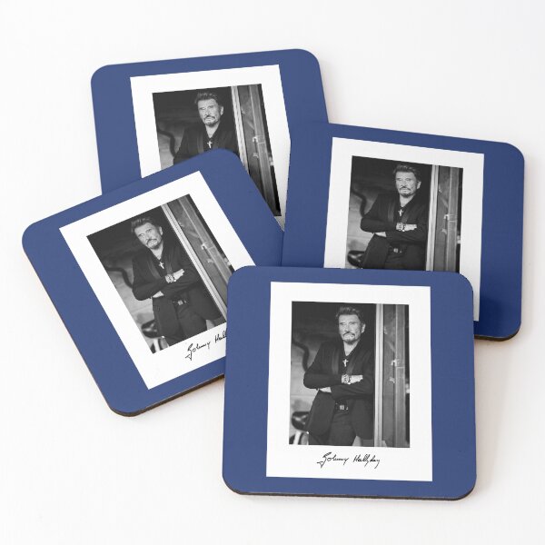 Item preview, Johnny Hallyday - Portrait shooting noir et blanc  classique  designed and sold by unkrautshop.