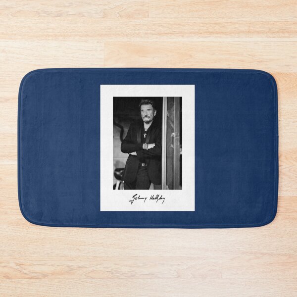 Item preview, Johnny Hallyday - Portrait shooting noir et blanc  classique  designed and sold by unkrautshop.