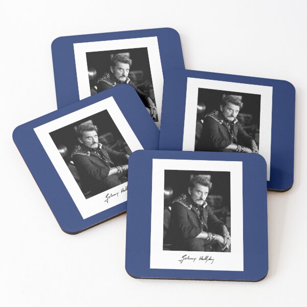 Item preview, Johnny Hallyday - Portrait shooting noir et blanc  classique designed and sold by unkrautshop.