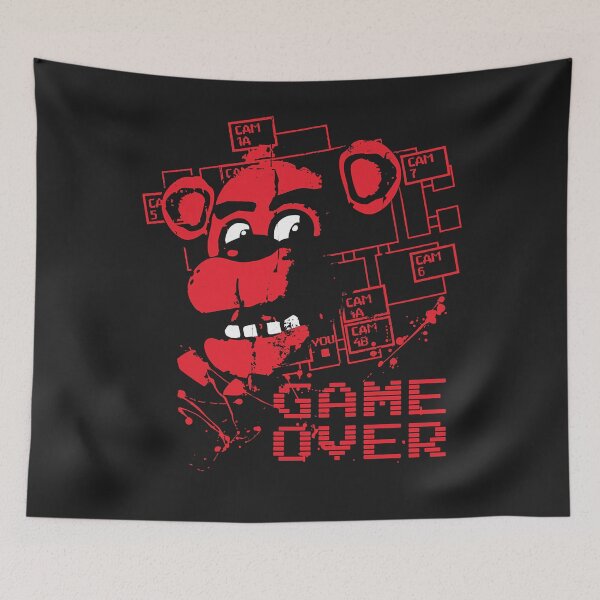 Item preview, Five nights at freddy's pizzeria game over essential t shirt designed and sold by deputyc0320.