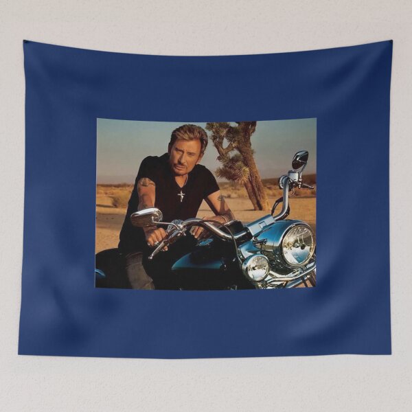 Item preview, Johnny sur sa moto  classique designed and sold by unkrautshop.