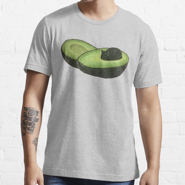 Avocado Cat Essential T-Shirt