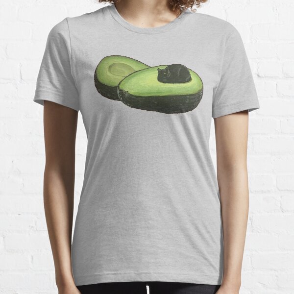 Avocado Cat Essential T-Shirt
