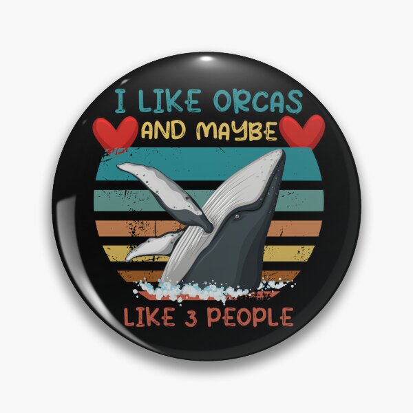 Item preview, Funny I Like Orcas and Maybe Like 3 People,Cool Orca Killer Whale Gift, Retro Orca Lover For Women Men  designed and sold by pedrored369.