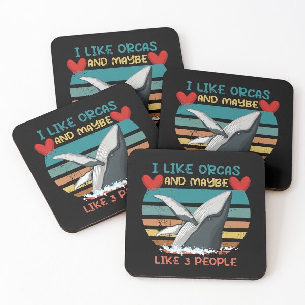 Item preview, Funny I Like Orcas and Maybe Like 3 People,Cool Orca Killer Whale Gift, Retro Orca Lover For Women Men  designed and sold by pedrored369.
