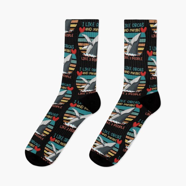 Item preview, Funny I Like Orcas and Maybe Like 3 People,Cool Orca Killer Whale Gift, Retro Orca Lover For Women Men  designed and sold by pedrored369.
