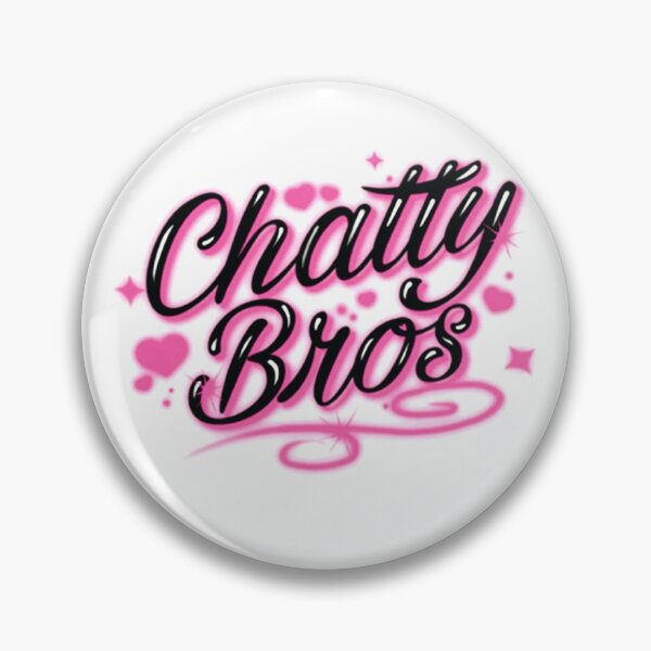 Item preview, chatty bros merch designed and sold by ShyannEmard.