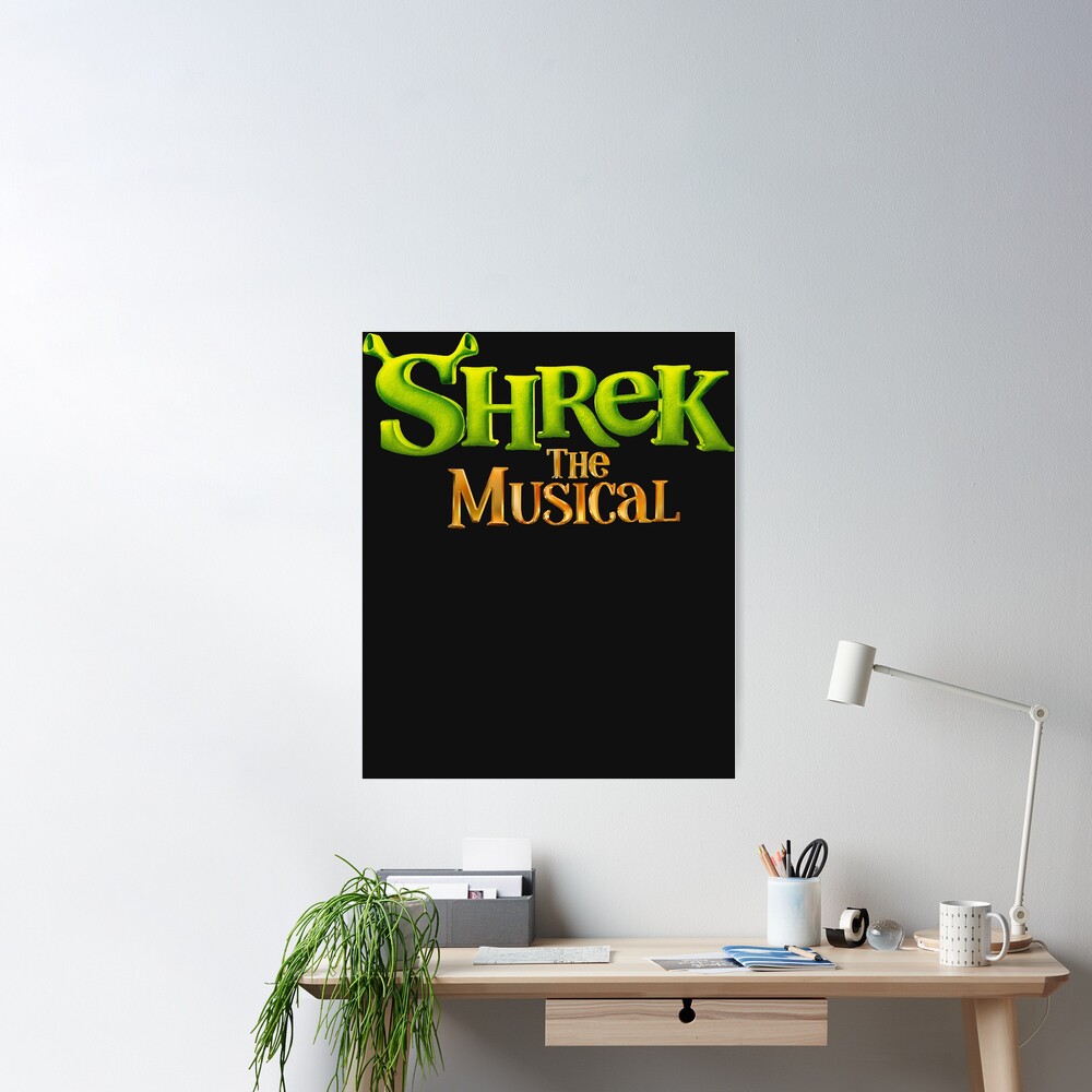 Shrek the Musical Logo Poster for Sale by musicalsoundtra