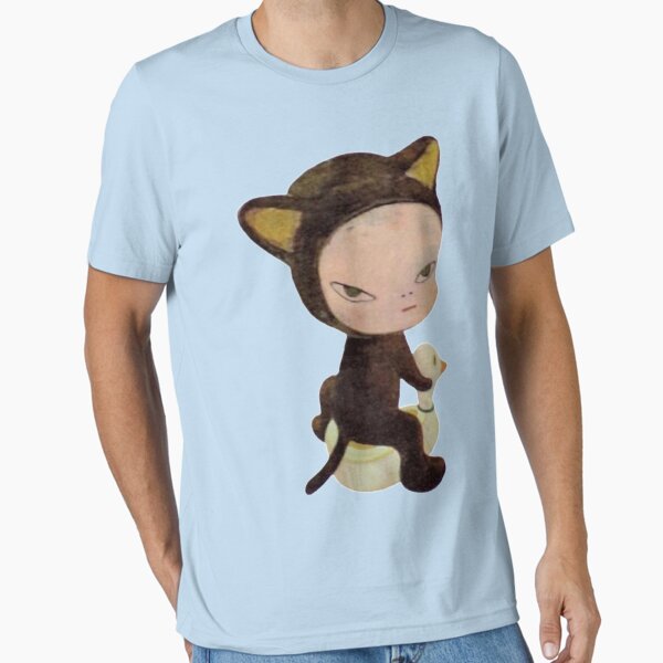 Item preview, yoshitomo nara harmless kitty Essential T-Shirt designed and sold by UsmansHashmi.