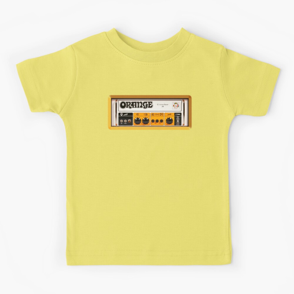 Orange Farbverstärker Kinder T-Shirt