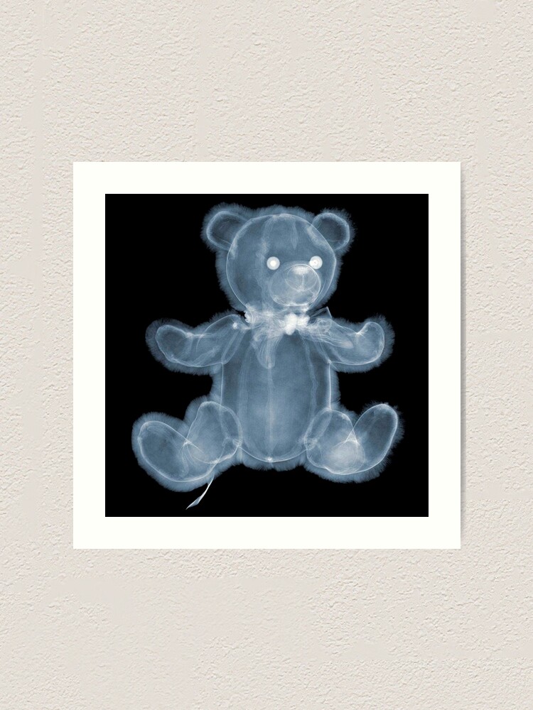 Cute greeting vintage teddy bear illustration Art Board Print for Sale by  knappidesign