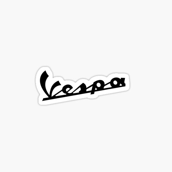 "VESPA" Sticker by arweininoza Redbubble