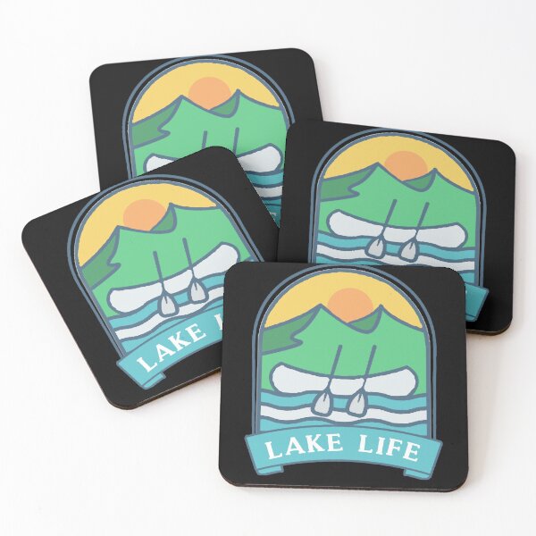 Item preview, lake life design with canoe designed and sold by ManuelPhedra.
