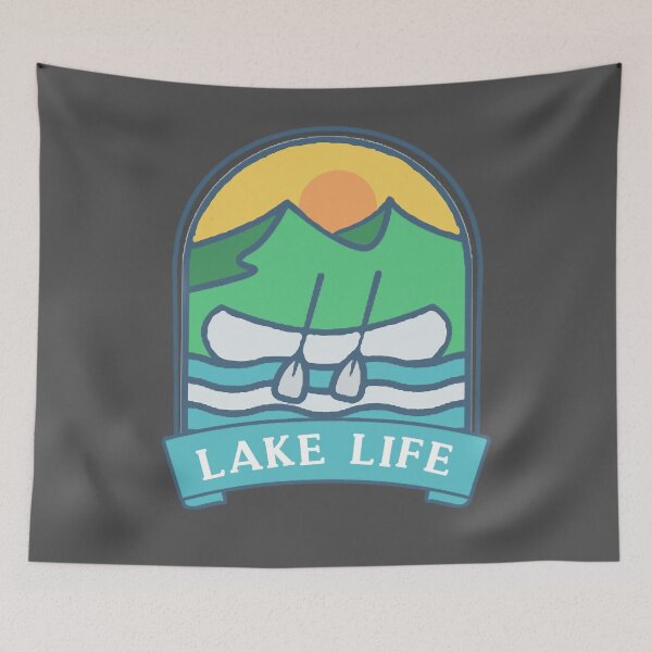 Item preview, lake life design with canoe designed and sold by ManuelPhedra.