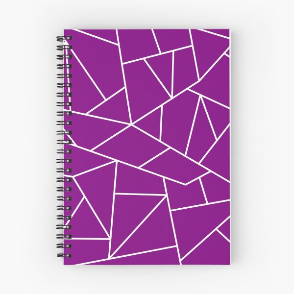 Item preview, Ultimate Purple White Mosaic Lines designed and sold by rewstudio.